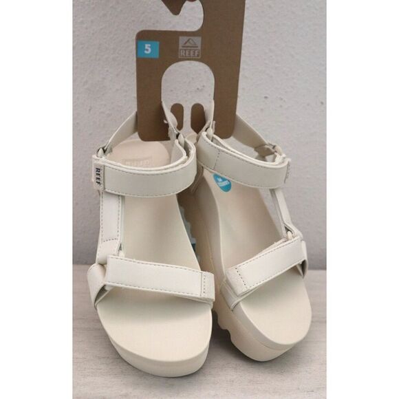 Reef CJ5946 Women's Sz 5 Vintage/Ivory Cushion Rem Hi Platform Sandals - Picture 16 of 16